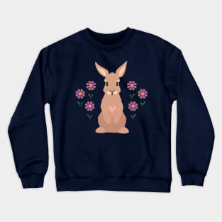 Spring Rabbit Crewneck Sweatshirt